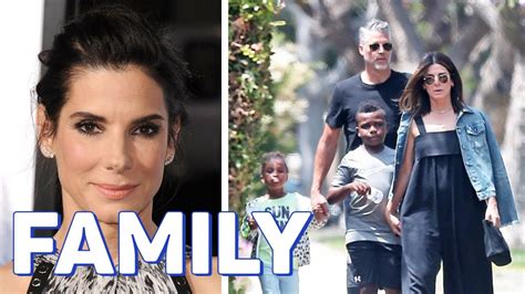 sandra bullock family photos|More.